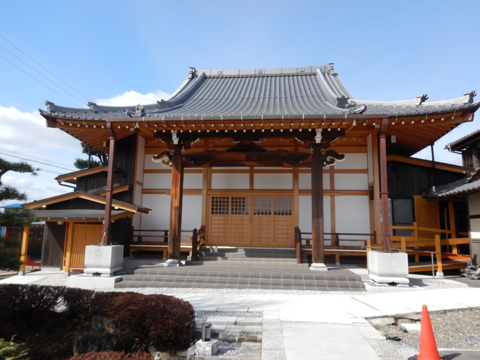 岐阜県大垣市の西生寺本堂書院新築工事