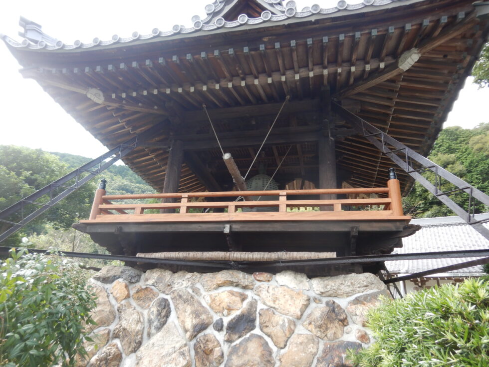 岐阜市粟野　立専寺　鐘楼改修工事